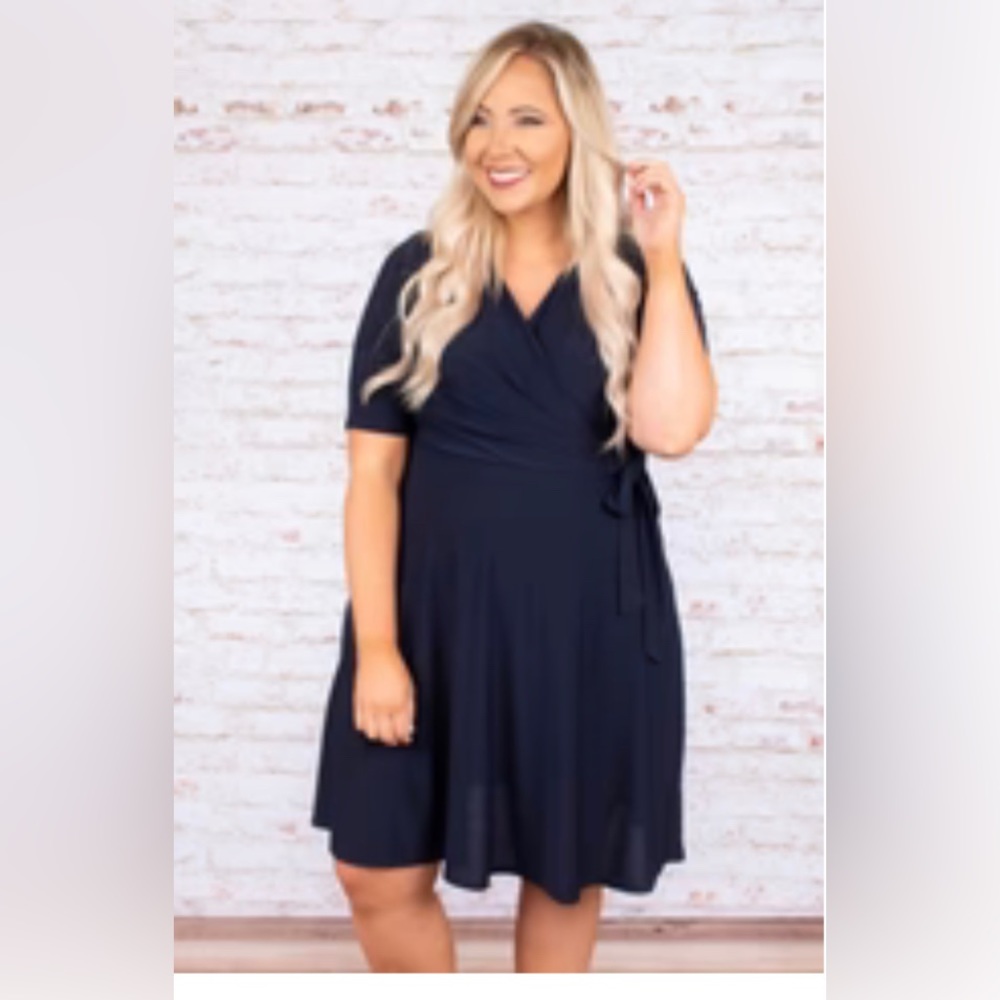Chic Soul Navy Dress (1X)
